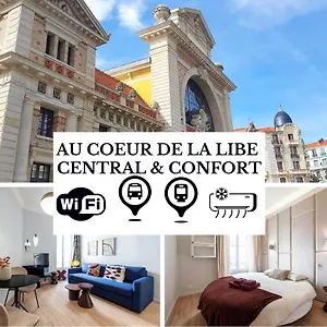 Au Coeur De La Libe - Ac - - Pres Tram Et Supermarches - Lit Xxl , Nice France